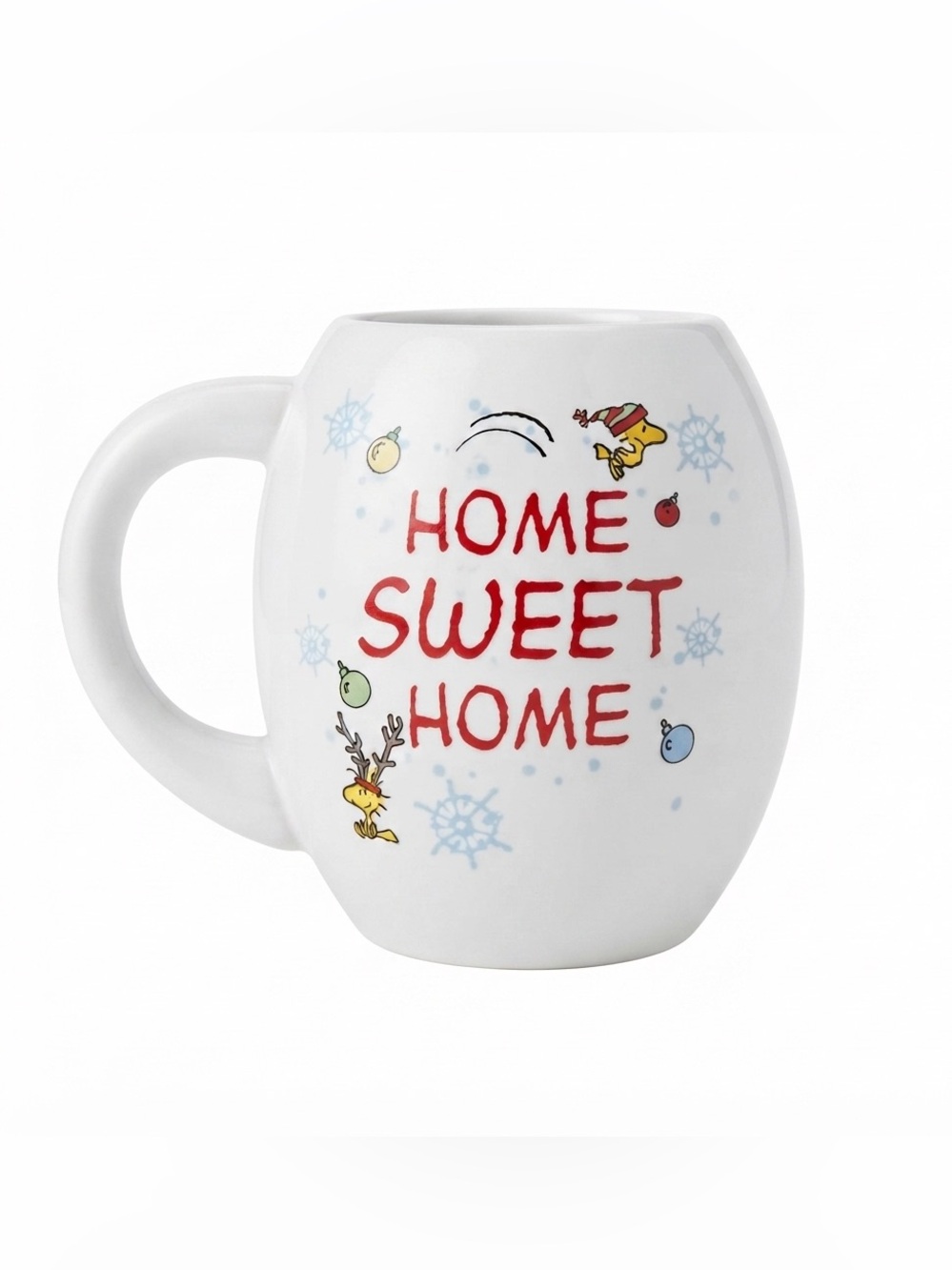 Vandor Peanuts Snoopy Woodstock Home Sweet Home Christmas Mug Vintage Style